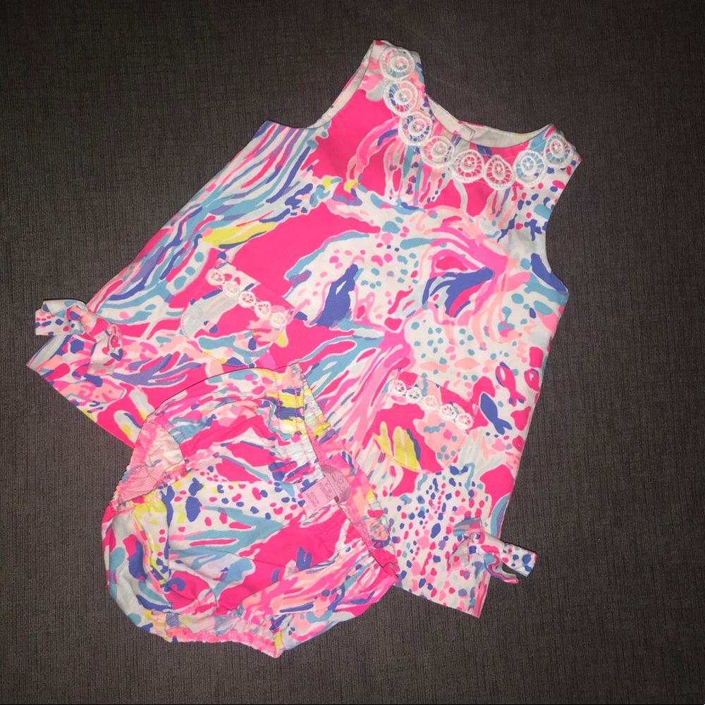 Lilly Pulitzer Pink Dress 6-12m